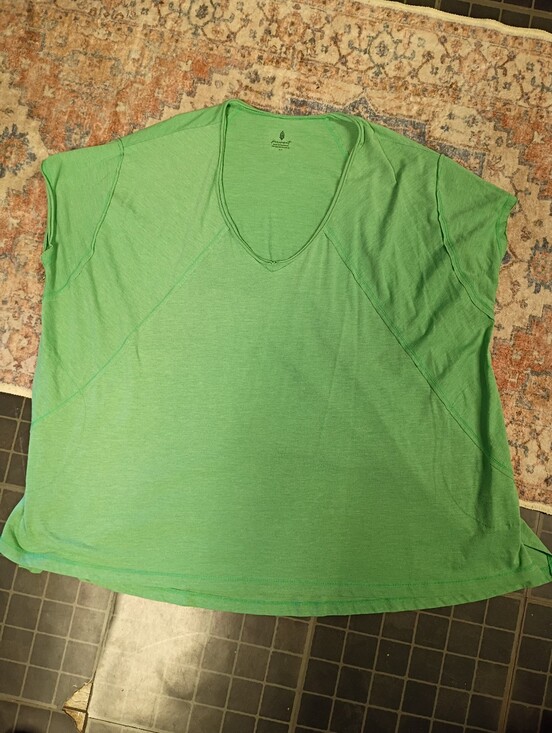 FP Movement by Free People Tops - FP Movement by Free People Green V-Neck Oversized Tunic
